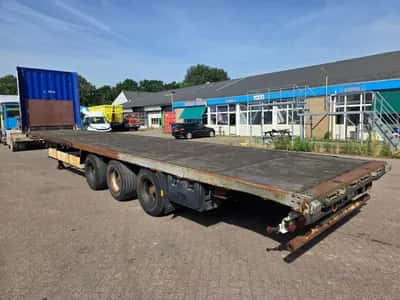2004 Krone 3-Axle Flatbed Semi-Trailer - BPW Axles - Drum Brakes - Air Suspension — photo 6 of 13