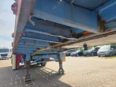 2002 MOL 2-Axle Flatbed Semi-Trailer - BPW Axles - Drum Brakes - Air Suspension - 30 Ton — photo 10 of 14