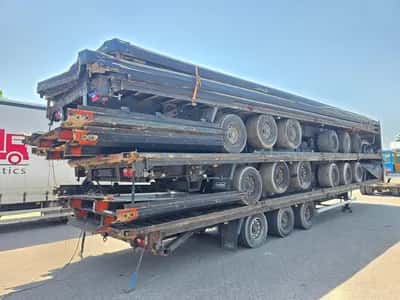 Van Hool 3B2011 - BPW - DISC Stack of 5 3-Axle Curtainsider Trailers - Air Suspension - Disc Brakes - 39 Ton - 2004 — photo 5 of 20