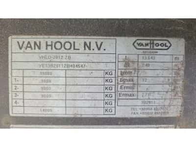Van Hool 3B2011 - BPW - DISC Stack of 5 3-Axle Curtainsider Trailers - Air Suspension - Disc Brakes - 39 Ton - 2004 — photo 9 of 20