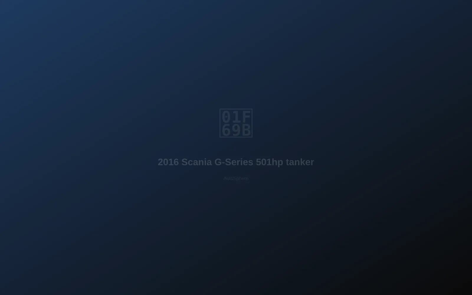 2016 Scania G-Series