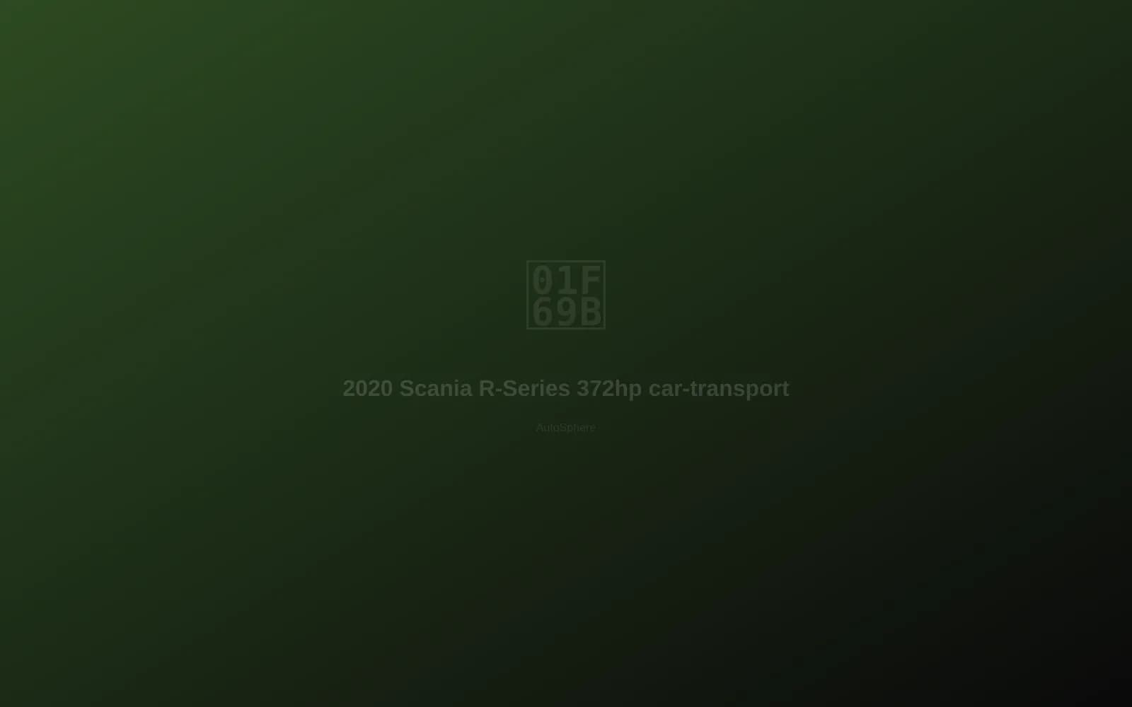 2020 Scania R-Series
