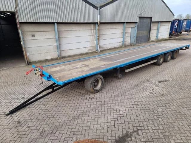 Van Hool 13.60 M LONG platte aanhanger - 13.6 meter - Luchtvering - 445/45 R19.5 banden - Export — photo 1 of 19