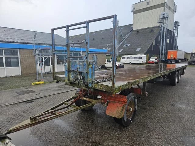 Houtnate V40039040 3-asssige aanhanger - Bladvering - Trommelremmen - 2000 - Export — photo 1 of 18