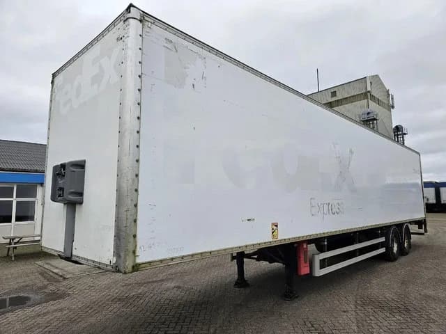 Fruehauf DISC Gesloten Oplegger 2005 – 2 Assen – BPW – Trommelremmen – Luchtvering – Box Trailer — photo 1 of 15