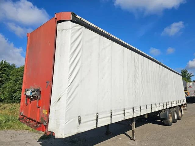 Pacton 3-assige zeilentrailer - SAF assen - Trommelremmen - Luchtvering - 39 Ton - 2013 — photo 1 of 20
