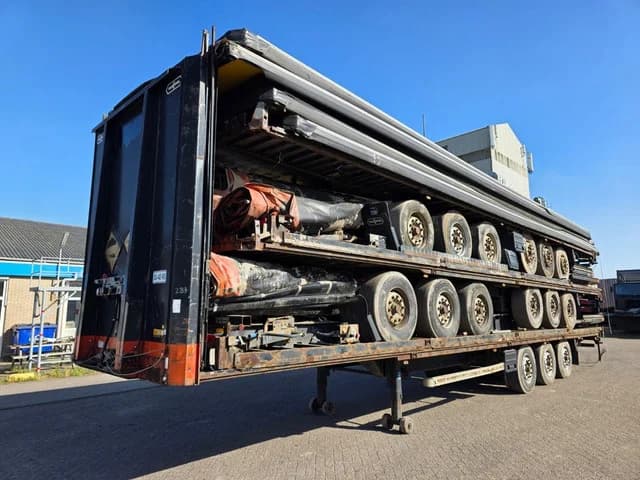 Van Hool 3B2011 - BPW - DISC Stapel van 5 Van Hool 3-assige schuifzeiltrailers - BPW assen - Luchtvering - Schijfremmen - Klaar voor Export - 2007 — photo 1 of 18