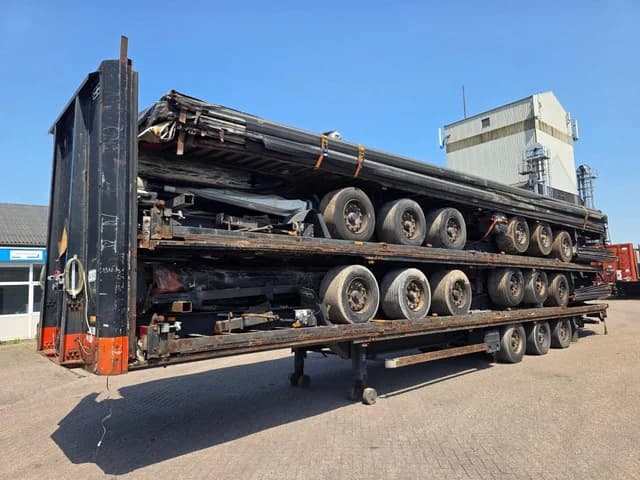 Van Hool 3B2011 - BPW - DISC Stapel van 5 3-assige schuifzeiltrailers - Luchtvering - Schijfremmen - 39 Ton - 2004 — photo 1 of 20