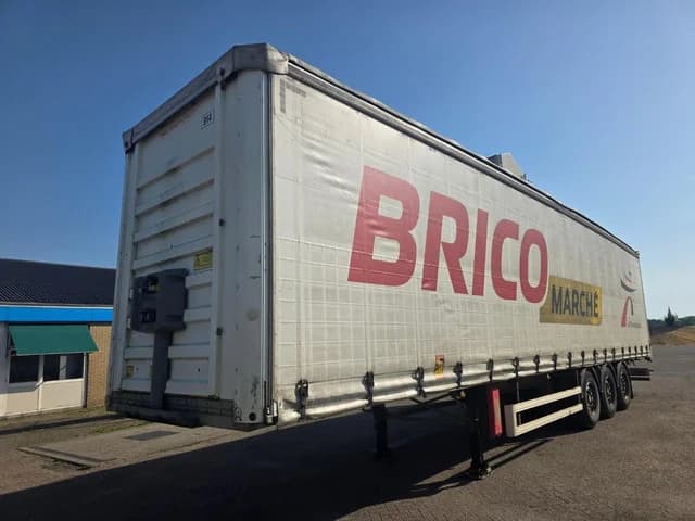 Fruehauf 3-assige schuifzeiloplegger - SAF assen -Schijfremmen - Luchtvering - Liftas — photo 1 of 20