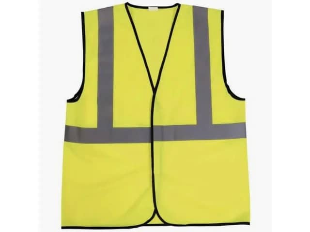 Unbranded Striking yellow safety vest Opvallend veiligheidsvest geel - Werkjas en vest - Polyester