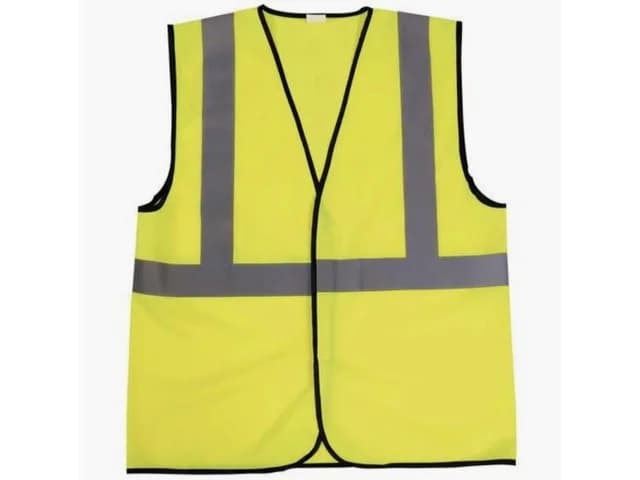 Unbranded Striking yellow safety vest Opvallend veiligheidsvest geel - Werkjas en vest - Polyester — photo 1 of 6