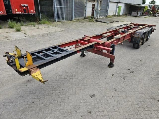 Pacton Containerchassis - BPW assen - Luchtevering - Trommelremmen — photo 1 of 12