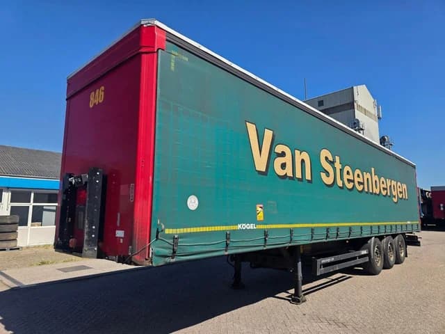 Kögel 3-assige zeilen oplegger - Mercedes assen - Schijfremmen - Luchtvering - Reserve wiel - 42 Ton - 2017 - Coil — photo 1 of 20