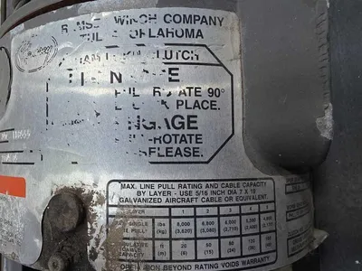 Ingersoll Rand Electric Winch - 3500KG - Lier - Heavy Duty - Nieuw conditie — photo 9 of 9
