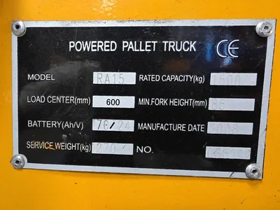 Unbranded RA15 1500 Kg Diversen RA15 Palletwagen - 1500 Kg - Handpallettruck - 2008 — photo 7 of 9