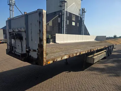 Van Hool 3-assige platte oplegger - BPW assen - Trommelremmen - Luchtvering - Gereedschapskist - 39 Ton — photo 1 of 18