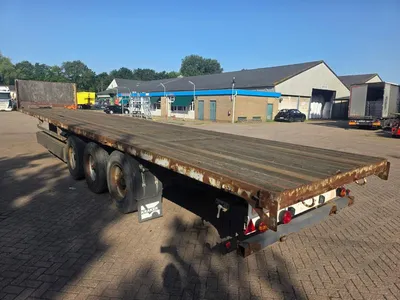 Van Hool 3-assige platte oplegger - BPW assen - Trommelremmen - Luchtvering - Gereedschapskist - 39 Ton — photo 7 of 18