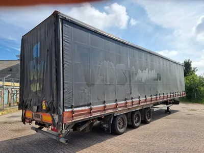 Van Hool 3-assige Schuifzeiltrailer - BPW - Schijfremmen - Luchtvering - 445/45 R19.5 - 39 Ton - Mega - 2007 — photo 5 of 14