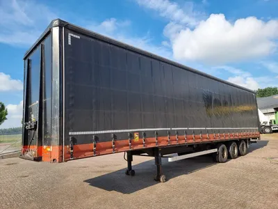 Van Hool 3-assige Schuifzeiltrailer - SAF - Schijfremmen - Luchtvering - 445/45 R19.5 - 39 Ton - Mega — photo 1 of 17