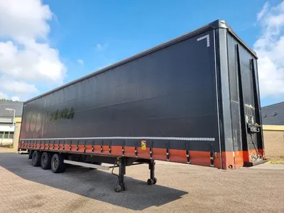 Van Hool 3-assige Schuifzeiltrailer - SAF - Schijfremmen - Luchtvering - 445/45 R19.5 - 39 Ton - Mega — photo 3 of 17