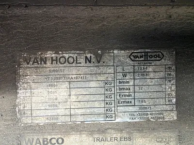 Van Hool 3B0073 - BPW - Drum 3-assige geslotenbak oplegger - BPW assen - Trommelremmen - Luchtvering — photo 8 of 20