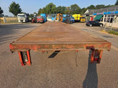 LAG SAF - Drum 3-assige platte oplegger - SAF assen - Trommelremmen - Luchtvering - 37 Ton — photo 5 of 14