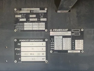 Fruehauf SAF - Disc 3-assige oplegger - SAF assen - Schijfremmen - Luchtevering - 2019 — photo 9 of 18