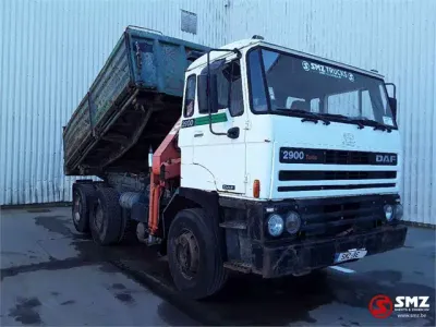 1992 DAF 2900 kipper/kraan — photo 1 of 5