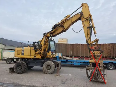 Komatsu PW180 Mobiele Graafmachine 18 Ton 156 PK Wheeled Excavator CE — photo 2 of 16