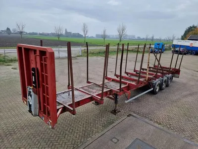 Kaiser hout oplegger - 3 assen - SAF - Trommelremmen - Luchtvering -13.6 meter - 38 Ton — photo 1 of 14
