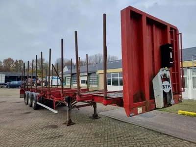 Kaiser hout oplegger - 3 assen - SAF - Trommelremmen - Luchtvering -13.6 meter - 38 Ton — photo 2 of 14