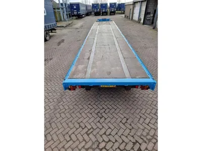 Van Hool 13.60 M LONG platte aanhanger - 13.6 meter - Luchtvering - 445/45 R19.5 banden - Export — photo 5 of 19