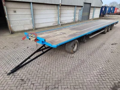 Van Hool 13.60 M LONG platte aanhanger - 13.6 meter - Luchtvering - 445/45 R19.5 banden - Export — photo 11 of 19