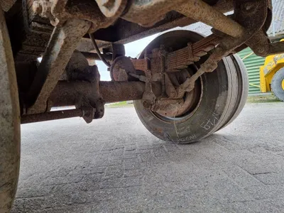 Fruehauf 2-assige platte oplegger - Dubbele banden - ROR assen - Trommelremmen - Bladvering - 315/80 R22.5 Banden - 36 Ton — photo 15 of 15