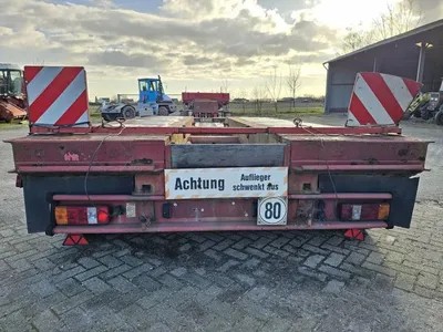 Scheuerle STBV 4544 ABFP Dieplader 1993 – 4 Assen – 22.7 Ton Laadvermogen – Luchtvering – Trommelremmen- 2 meter uischuifbaar — photo 8 of 20