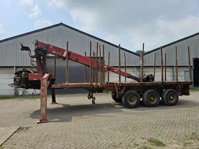 Doll 20T Crane Oplegger 1991 – 3 Assen – 25 Ton Laadvermogen – Luchtvering – Trommelremmen – Kraan Trailer — photo 7 of 20