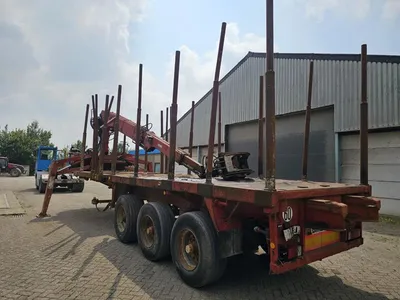 Doll 20T Crane Oplegger 1991 – 3 Assen – 25 Ton Laadvermogen – Luchtvering – Trommelremmen – Kraan Trailer — photo 6 of 20