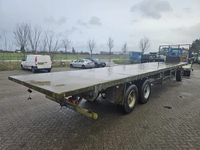 Houtnate V40039040 3-asssige aanhanger - Bladvering - Trommelremmen - 2000 - Export — photo 4 of 18