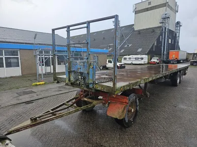 Houtnate V40039040 3-asssige aanhanger - Bladvering - Trommelremmen - 2000 - Export — photo 1 of 18