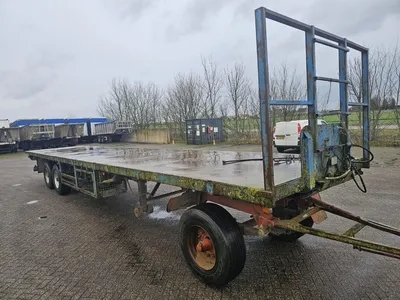 Houtnate V40039040 3-asssige aanhanger - Bladvering - Trommelremmen - 2000 - Export — photo 3 of 18