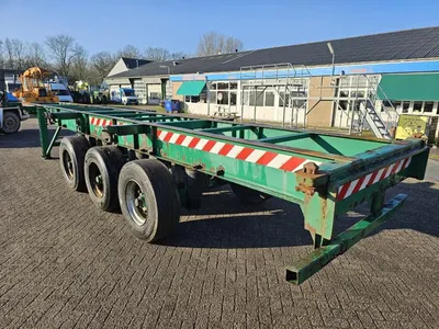 Renders BPW Containerchassis 2000 – 3 Assen – 29 Ton Laadvermogen – Trommelremmen – Luchtvering — photo 6 of 11