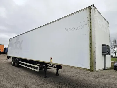 Fruehauf DISC Gesloten Oplegger 2005 – 2 Assen – BPW – Trommelremmen – Luchtvering – Box Trailer — photo 3 of 15