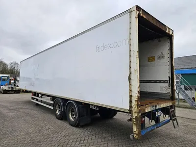 Fruehauf DISC Gesloten Oplegger 2005 – 2 Assen – BPW – Trommelremmen – Luchtvering – Box Trailer — photo 8 of 15