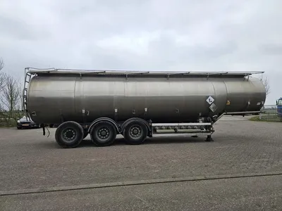 Magyar RVS Tankoplegger – 3 Assen – Luchtvering – Tank Trailer – Stainless Steel — photo 3 of 15