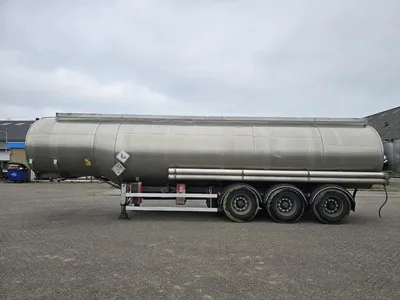 Magyar RVS Tankoplegger – 3 Assen – Luchtvering – Tank Trailer – Stainless Steel — photo 7 of 15