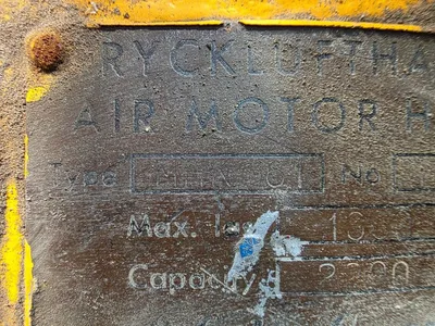 Atlas-Copco Rycklufth Aspel Unitrex Air Motor Hoist 2300KG Luchttakel — photo 8 of 10