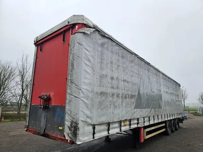 Fruehauf TX34 3-assige zeilen oplegger - SMB assen - Schijfremmen - Luchtvering - 34 Ton — photo 1 of 19