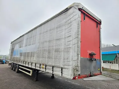 Fruehauf TX34 3-assige zeilen oplegger - SMB assen - Schijfremmen - Luchtvering - 34 Ton — photo 3 of 19