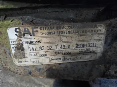 SAF SKRB9019W – Trailer As – Schijfremmen – 9 Ton — photo 5 of 5
