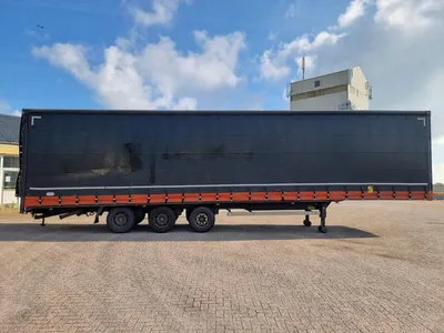 Van Hool 3-assige Schuifzeiltrailer - SAF - Schijfremmen - Luchtvering - 445/45 R19.5 - 39 Ton - Mega — photo 4 of 17